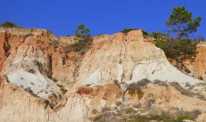 Fototapeta na wymiar Falaise de l'Algarve 