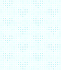 Cyan heart pattern. Seamless vector