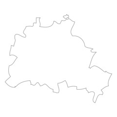 Map of Berlin, Germany