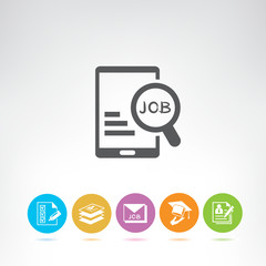 job search icons