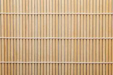 Texture of bamboo mat as background, closeup view