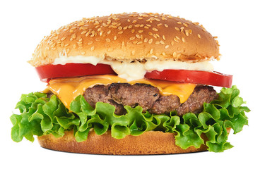 Big Burger Isolated on white