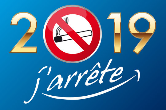 Pour la nouvelle année 2019, prendre la bonne résolution d’arrêter de fumer