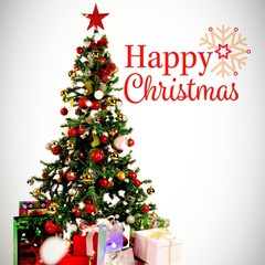 Composite image of christmas card