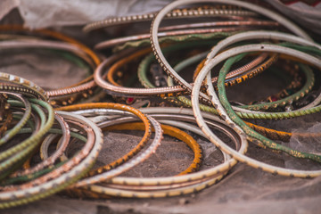 Closeup of Bangles