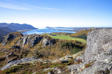 Happy hike to Guromannen mountain  in Northern Norway