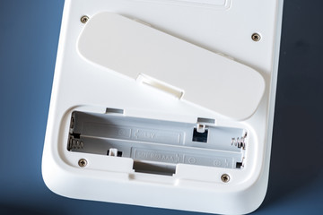 AAA alkaline batteries slot