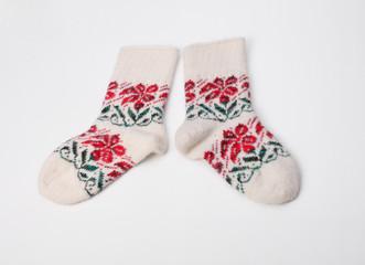 winter warm knitted socks