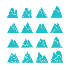 blue mountain icons