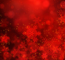 Abstract Red Christmas Background
