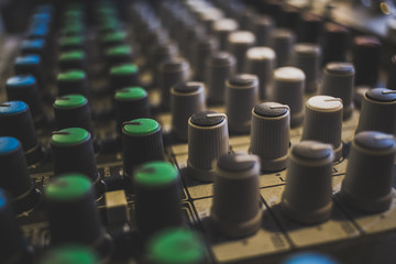mixing console