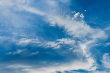 blue sky with clouds