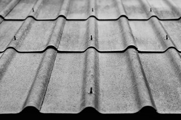 old grey roof tiles