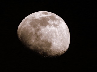 Full moon in the sky