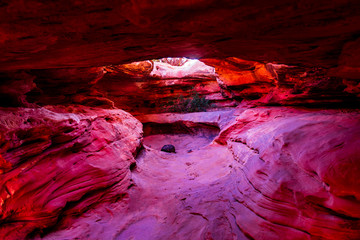 view under the arch 