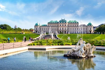 Fotobehang Wenen Schloss Belvedere in Wien  © EKH-Pictures