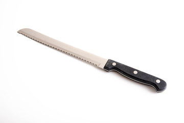 isolated bread knife