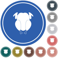 Grilled chicken icon