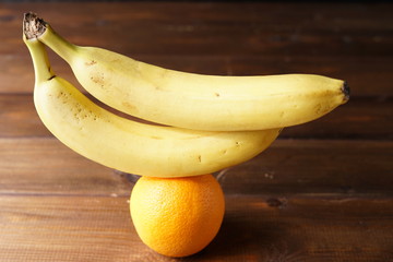 bunch of bananas isolated on white background