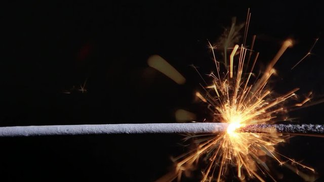 Loop of Burning Explosives Fuse