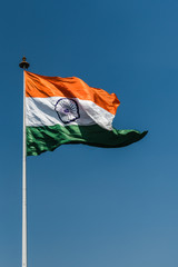 Tri-color National Flag of India