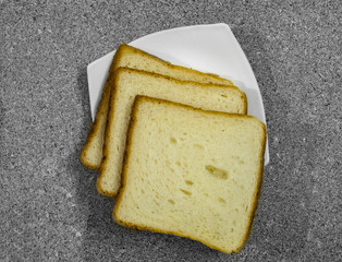 Bread Slices in plate