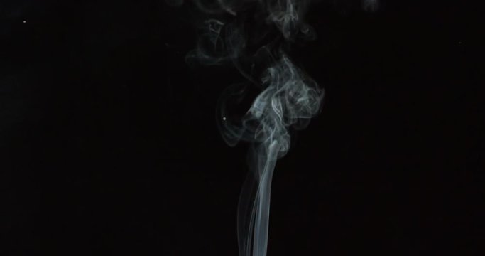 Loop of tobacco smoke, slow motion