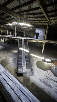 Abandoned Mall with Escalators 