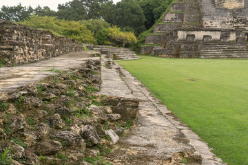 Belize, Central America, Altun Ha Temple.