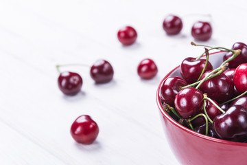 Fresh ripe cherry