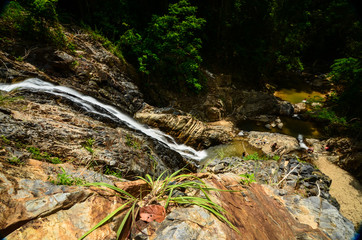 Waterfall view from above