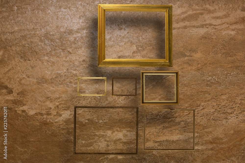 Poster composite image of empty photo frame