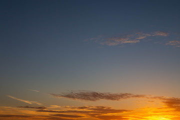sunset sky