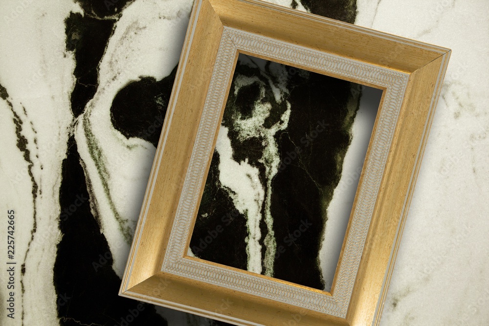 Aufkleber composite image of empty photo frame