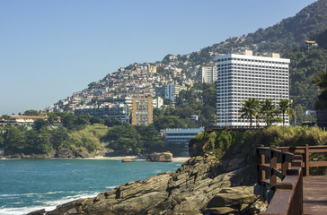 leblon lookout in rio de janeiro