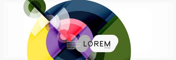 Circle abstract background