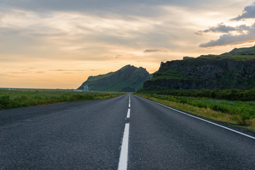 Highway in Iceland