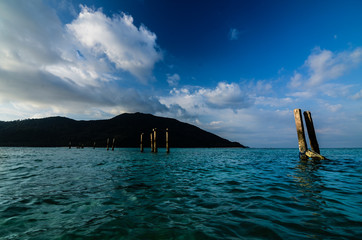 Water and mountains view, kok Lipe, Thailand