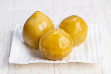 Tasty pickled apples