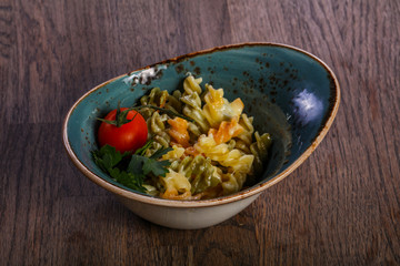 Kids pasta with sauce