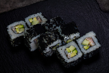 Japanese roll with prawn