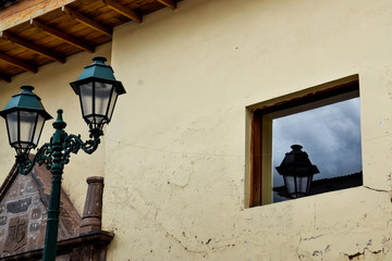 Reflejo de un farol