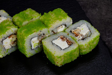 Japanese roll with eel