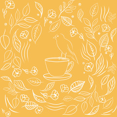 cafe sketch illustration 