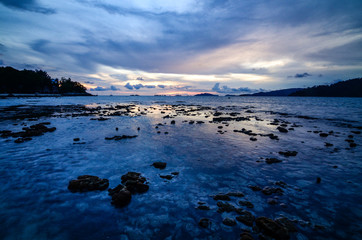 Clear water, sunset, Koh Lipe, Thailand