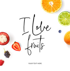 Creative layout made of  quote 