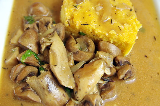 rognons et polenta 