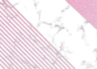 Pink glitter marble blackground, Shimmer glitter texture, Template presentation