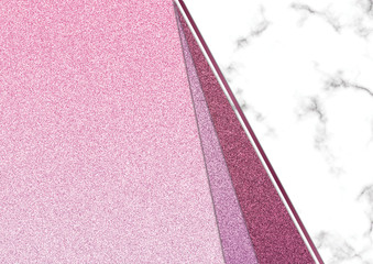 Pink glitter marble blackground, Shimmer glitter texture, Template presentation