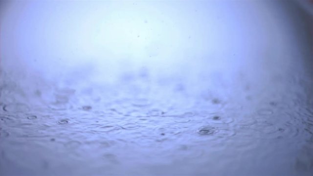 Loop of Drizzle in super slow motion